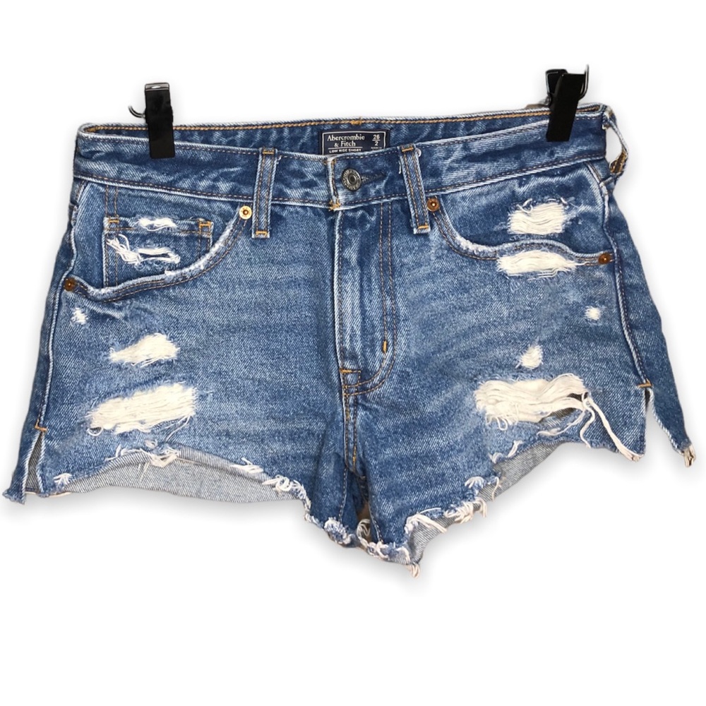 Abercrombie&Fitch 26/2 Low Rise Denim Jean Short a&f